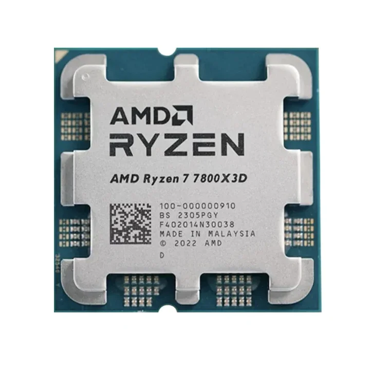 

RY'ZEN 7 7800X3D New CPU Gaming Processor AMD R7 7800X3D 8-Core 16-Thread 5NM 96M Socket AM5 cpu Without cooler Game