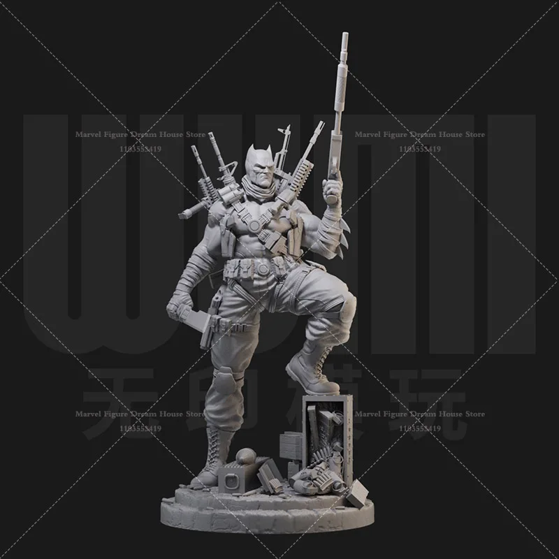 1/24 1/18 Scale DC Batman Villain Version Grim Knight Dark Multiverse Cruel Gunman DIY Self-assembled 3D Resin Un-panited Model