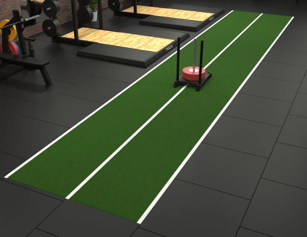 Durable Sprint Track/Sled Track with Artificial Turf for Sprint Agility Strength Training Product Category Artificial Grasspromo