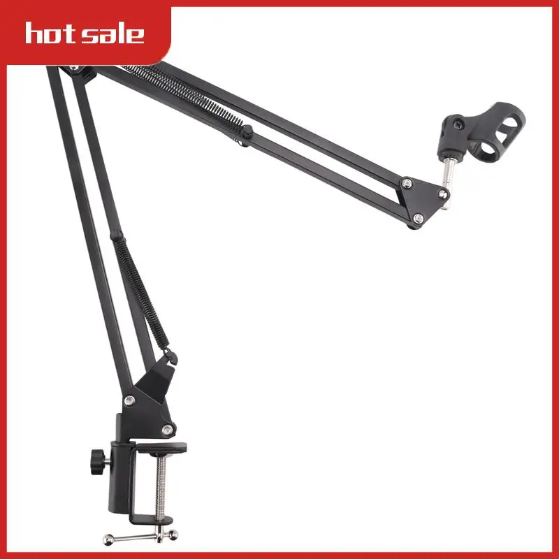 

Pro Desktop Microphone Holder Suspension Scissor Arm Microphone Stand Table Mounting Clamp For Samson Blue Yeti Snowball