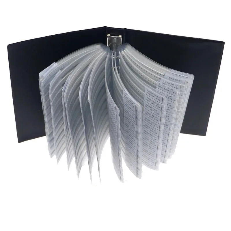 0201 SMD Resistor Sample Book 170values*50pcs=8500pcs 1% 0ohm to 10M Chip Resistor Assorted Kit