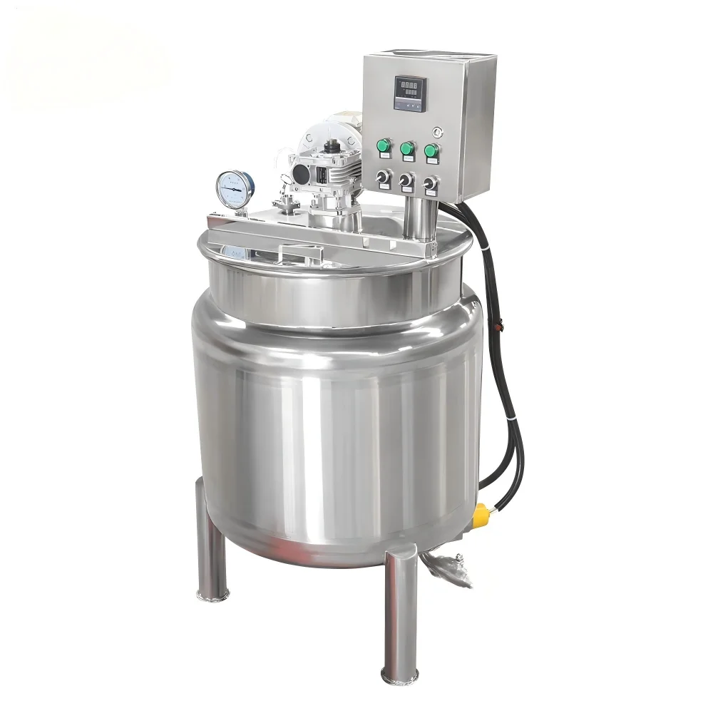 Automatic Honey Mixing Machine Honey Processing Homogenizer Machine 50L-180L Honey Creamer Mixer Heating Tank