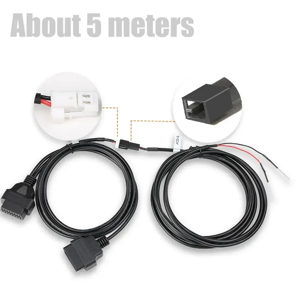 Lonsdor JCD 2-in-1 Multifunctional Programming Cable Work with K518ISE Key Programmer for Jeep/Chrysler/Dodge/Fiat/Maserati