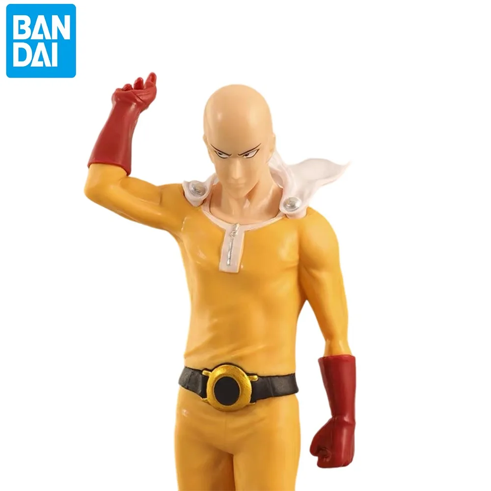 In Stock Original Bandai Banpresto One Punch Man เบอร์ 2 Saitama 20 ซม.Pvc รูปอะนิเมะของแท้เดสก์ท็อปเครื่องประดับตุ๊กตาของเล่นของขวัญ