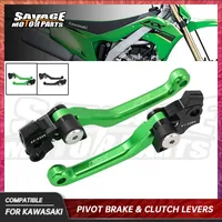 For KAWASAKI KX450 KX450X 450SR 2024 Pivot Brake Clutch Levers Motorcycle Accessories Handle Aluminum Dirt Pit Bike KZ 450 X/SR