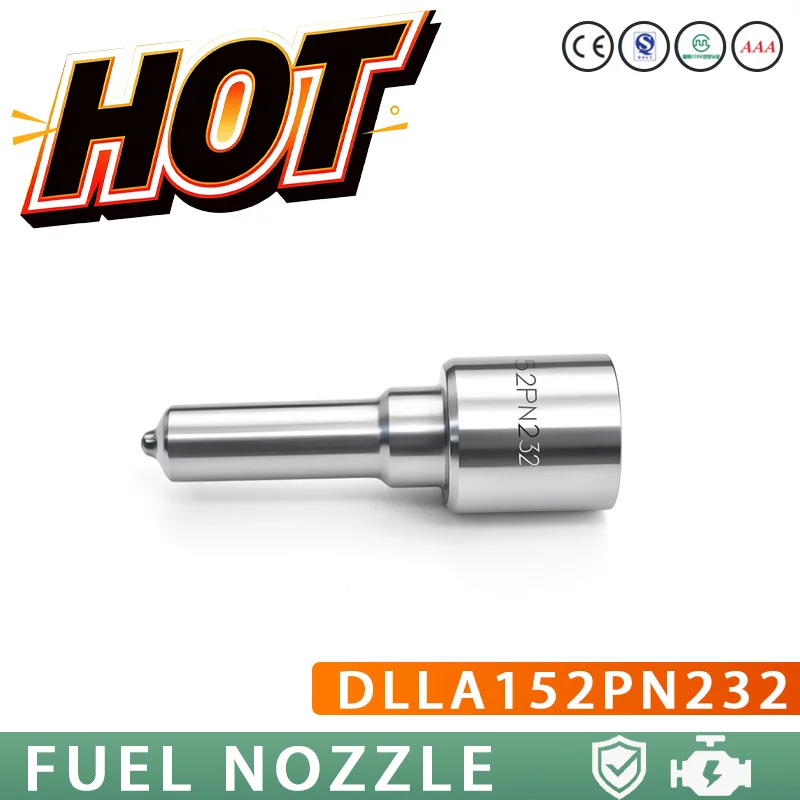 White Needle Core Flat Head Fuel Spray Nozzle DLLA152PN232 Is Used For Diesel Engine Fuel Injection And Flow Distribution LJ1242