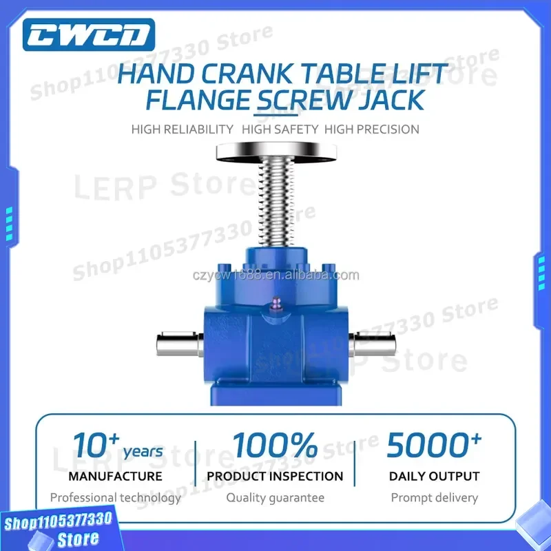 High Strength SWL Series Worm Screw Jack for Energy Mining Automation Material Handling Lifting Operations CWCD Industrial