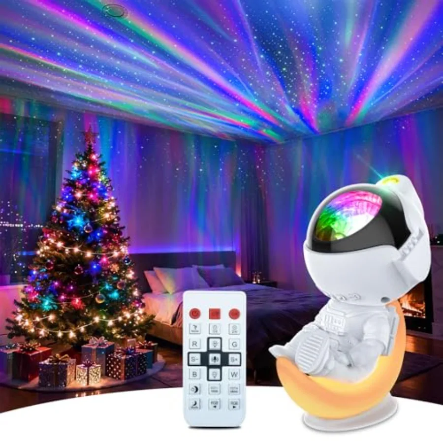 

Astronaut Galaxy Projector Star Projector for Bedroom Dimmable LED Night Light for with Timer and Remote Space Astronomy Themed