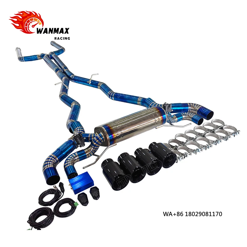 

Высокопроизводительная выхлопная система Catback из титанового сплава для F90 M5 без OPF