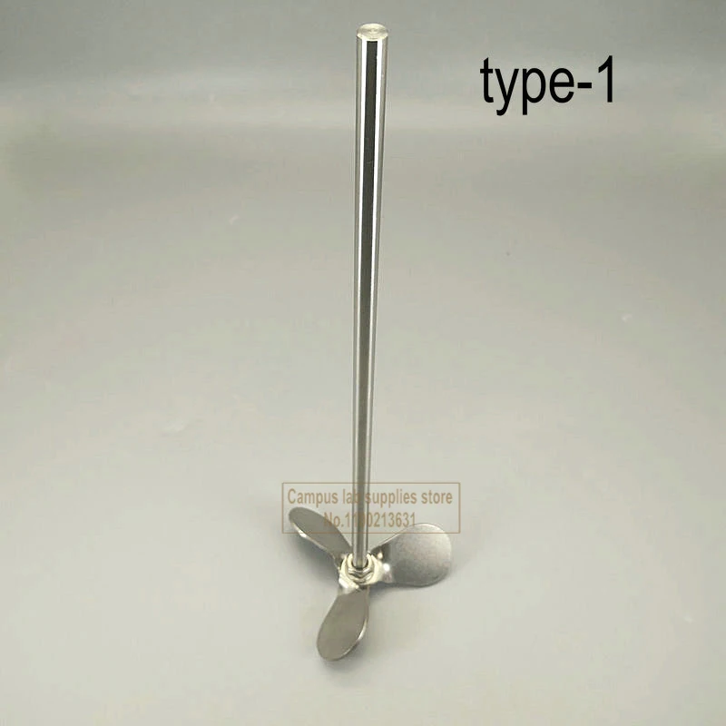 1set Laboratory Stainless Steel Mixing Paddle (40mm-120mm Stirring Blade & Stirring Rod) Educational Equipment & Supplies