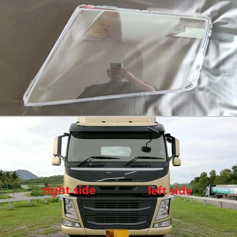 For Volvo FM460 FM440 Truck Front Headlamp Cover Transparent Lampshade Shell Headlight Shell Original Lens Glass Lamp Shell