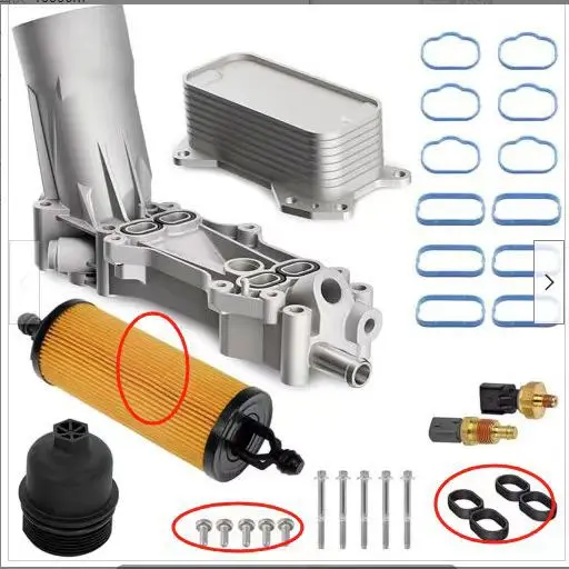 

Для масляного фильтра в алюминиевом корпусе Chrysler в сборе 68105583 AF 68105583 АА