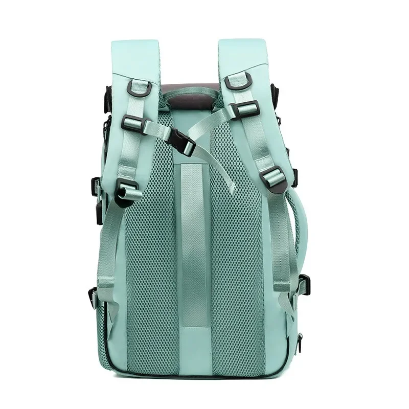 Mochila de Viagem Impermeável para Mulheres, Mochila Laptop de Negócios, Sapato, Porta de Carregamento USB Escondida, Caminhada e Acampamento 16"