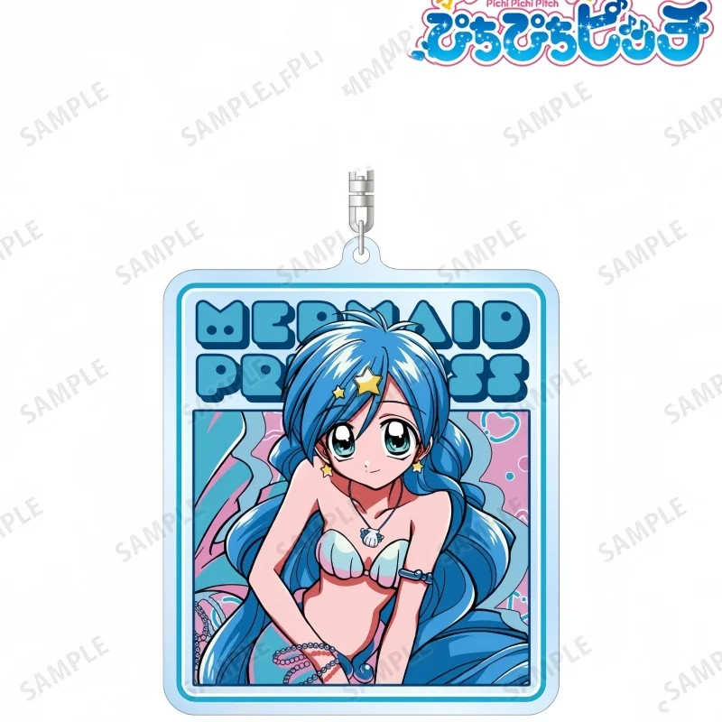 Wholesale Mermaid Melody: Pichi Pitch Cosplay Nanami Luchia Toin Rina Hosho Acrylic Pendant Keychains Bag Decorations 6cm view 3