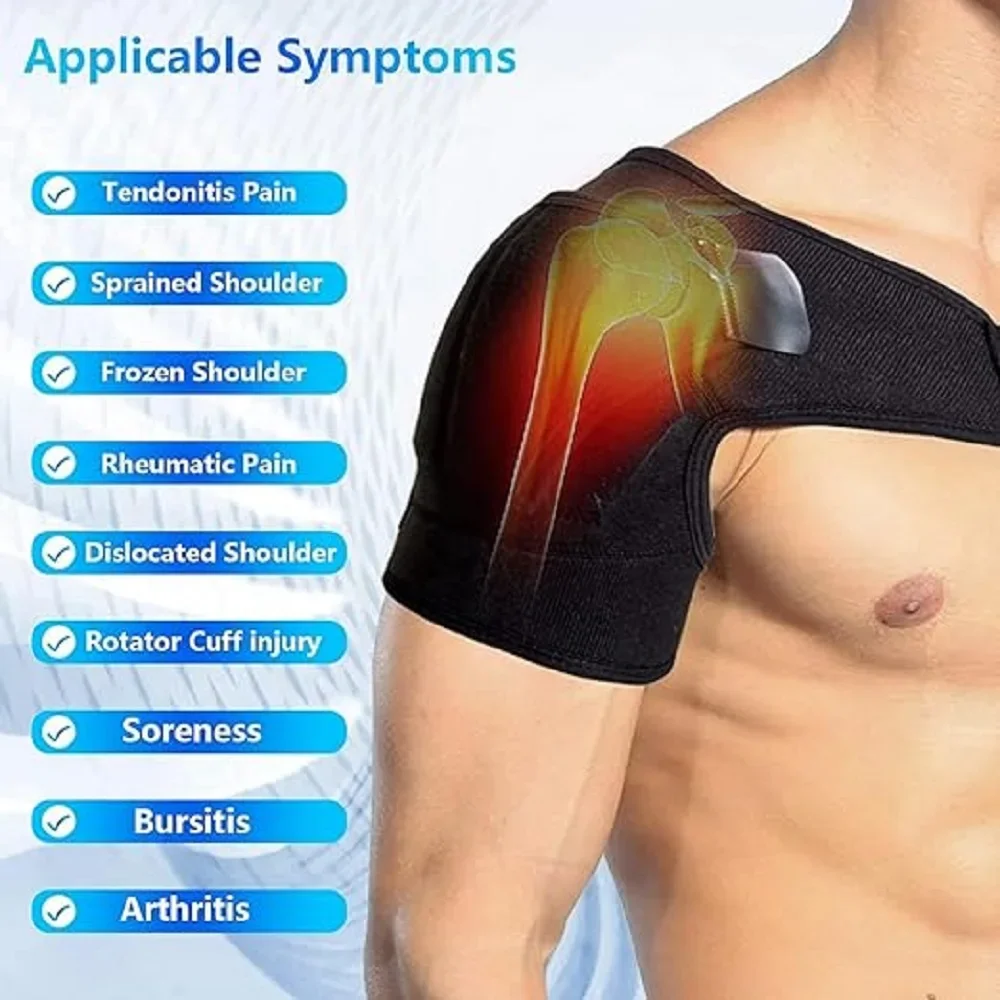 1Set Compression Shoulder Brace Women Men Rotator Cuff Shoulder Protector Pain Relief Shoulder Support Strap Tendonitis