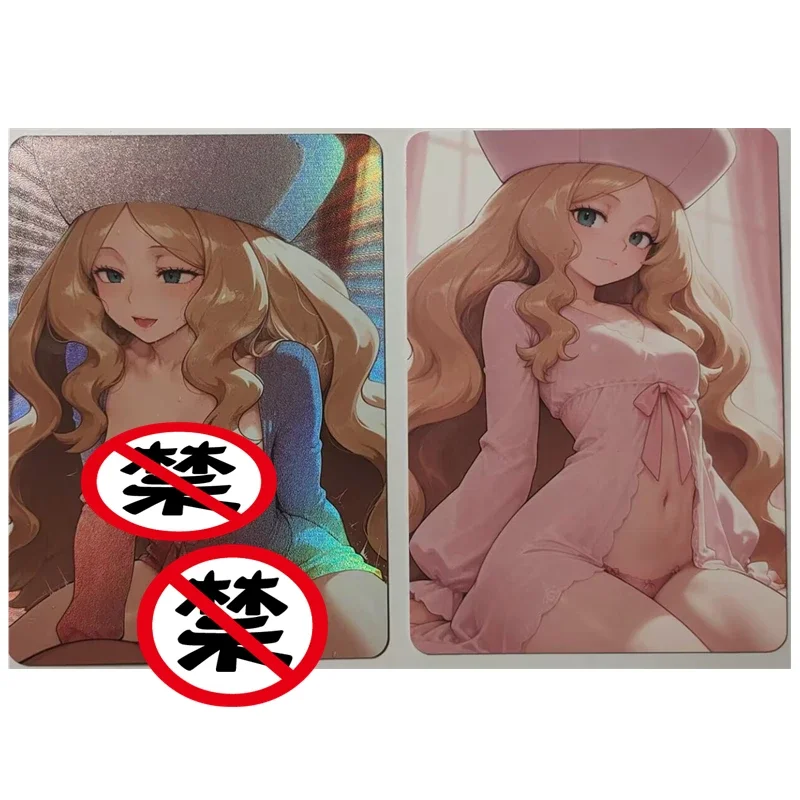 1個/セット DIY 隠れアニメカード ポケモン トレーナーシリーズ Vol.1 ACG セクシーヌードカード おもちゃ ギフト ゲーム 自作アニメコミックコレクションカード