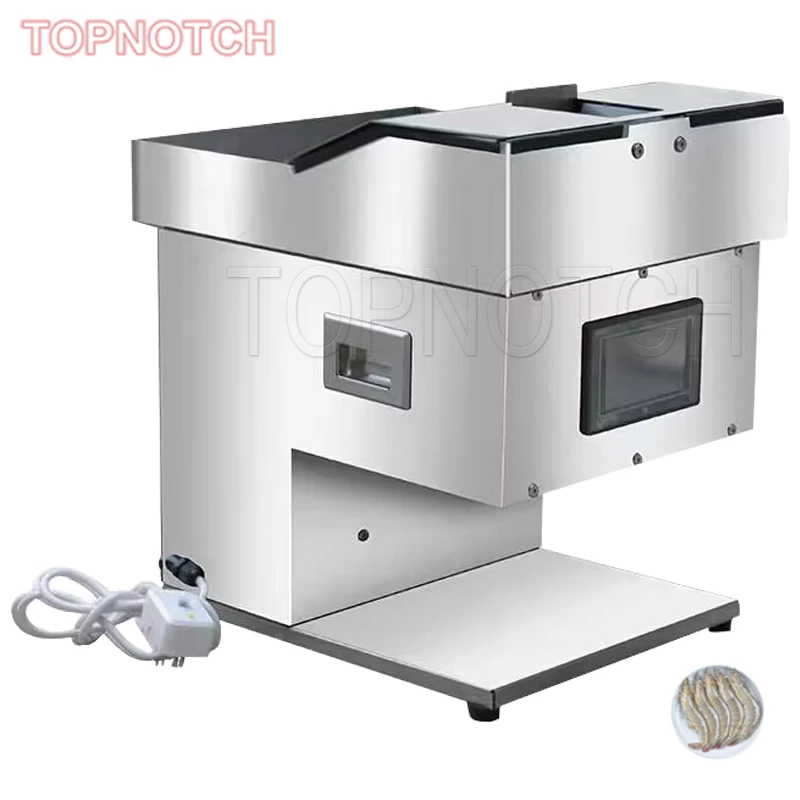 Professional Fast Prawn Line Removing Machine Butterfly Shrimp Back Open Machine