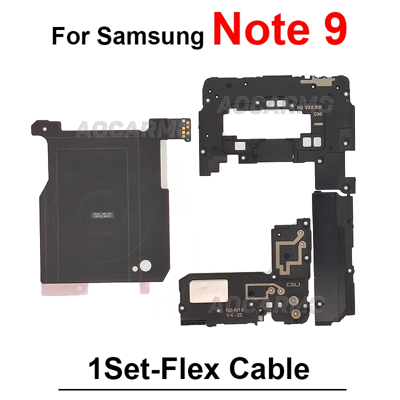 Wireless Charging Coil NFC Loudspeaker Signal Antenna Motherboard Metal Cover For Samsung Galaxy Note 8 9 10 20 Ultra Plus Note9