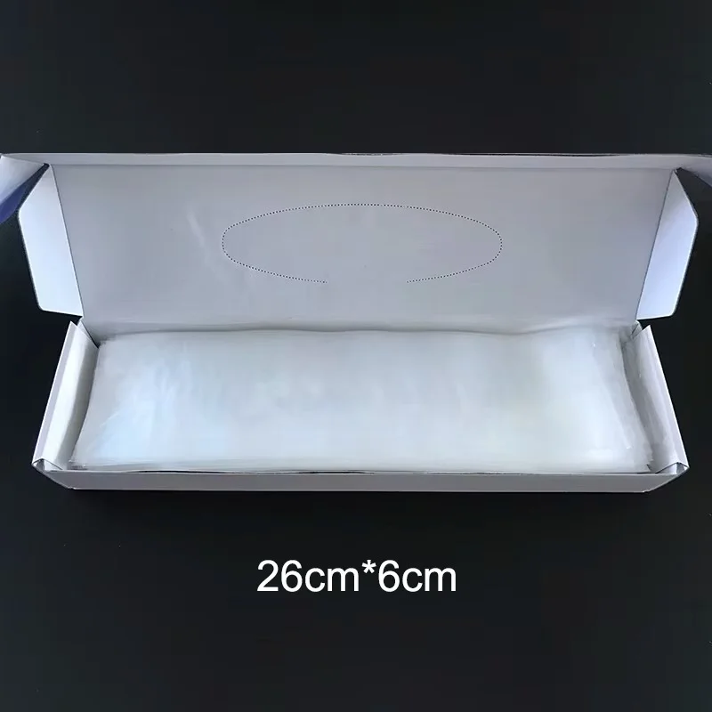 500PCS/Box Disposable Syringe Film dentistry Three Way Syringes Sleeves Protective Handle Film Dental Tools Dentist Material