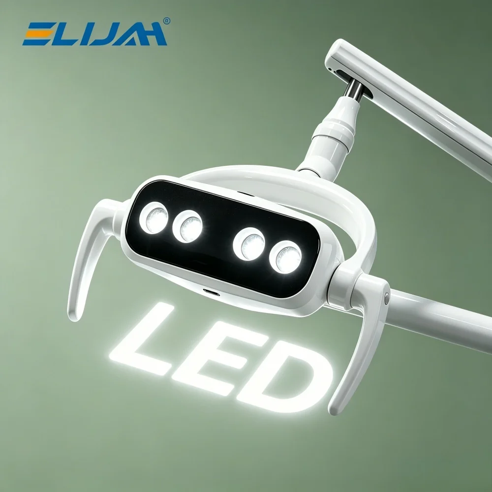

Dental Unit LED Induction Lamp 22/26mm Rotatable & Detachable Design 8000-22000Lux Shadowless Light for Dental Chair Equipment