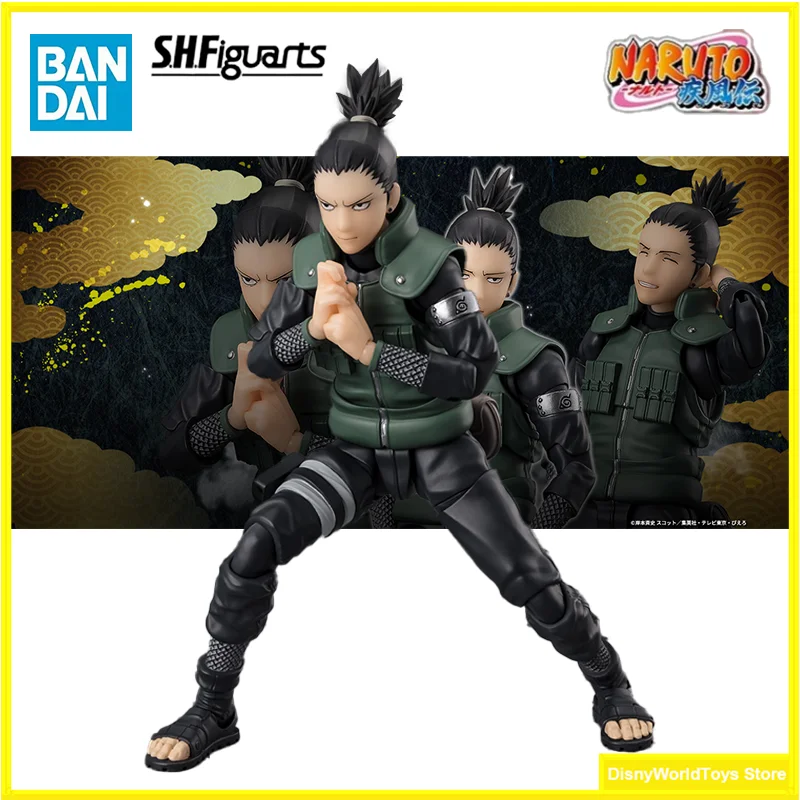 100% Original Bandai S.H.Figuarts SHF Shikamaru Nara Brilliant Strategist In Stock Anime Action Collection Figures Model Toys