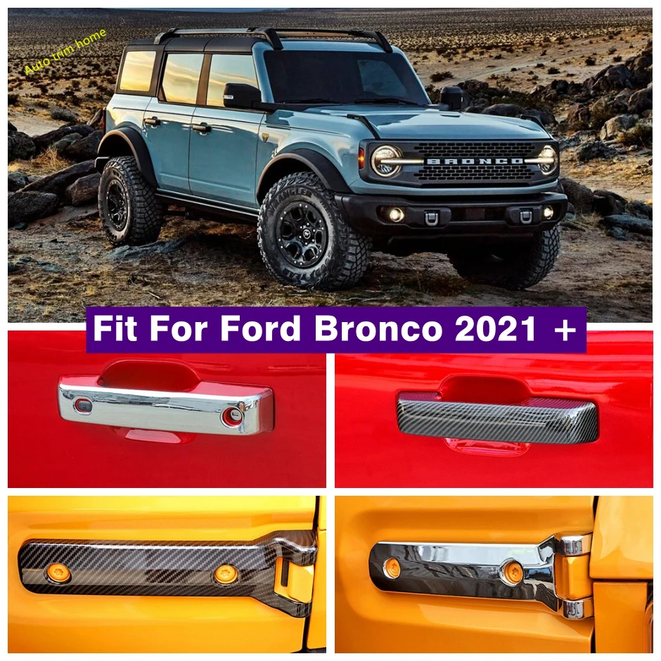 

Tailgate Hinges Rear Door Hinge Liftgate Handle Catch Decoral Cap Cover Trim For Ford Bronco 2021 2022 2023 2024 Car Accessories