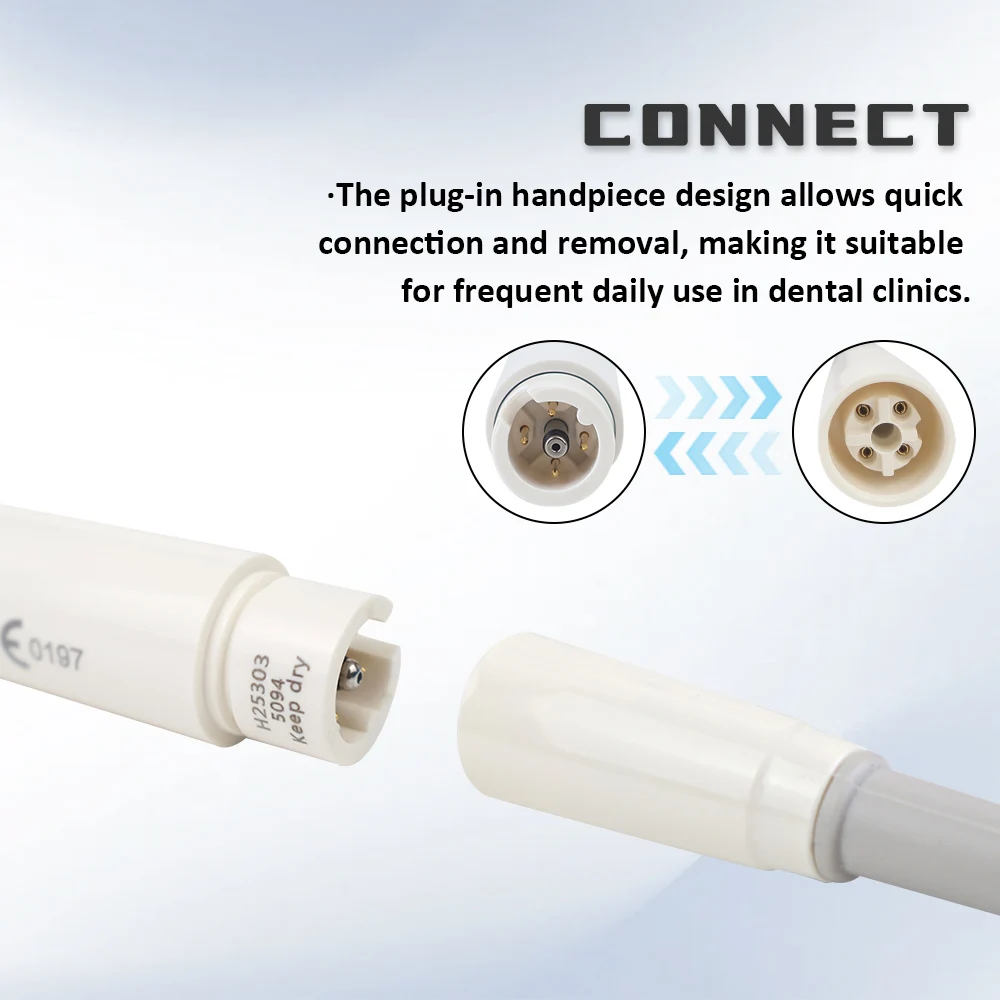 Metal Dental Ultrasonic Scaler Handpiece HD-7L Detachable Piezo Scaler Handpiece Ultrasonic Piezon Scaling Teeth whitening Tools