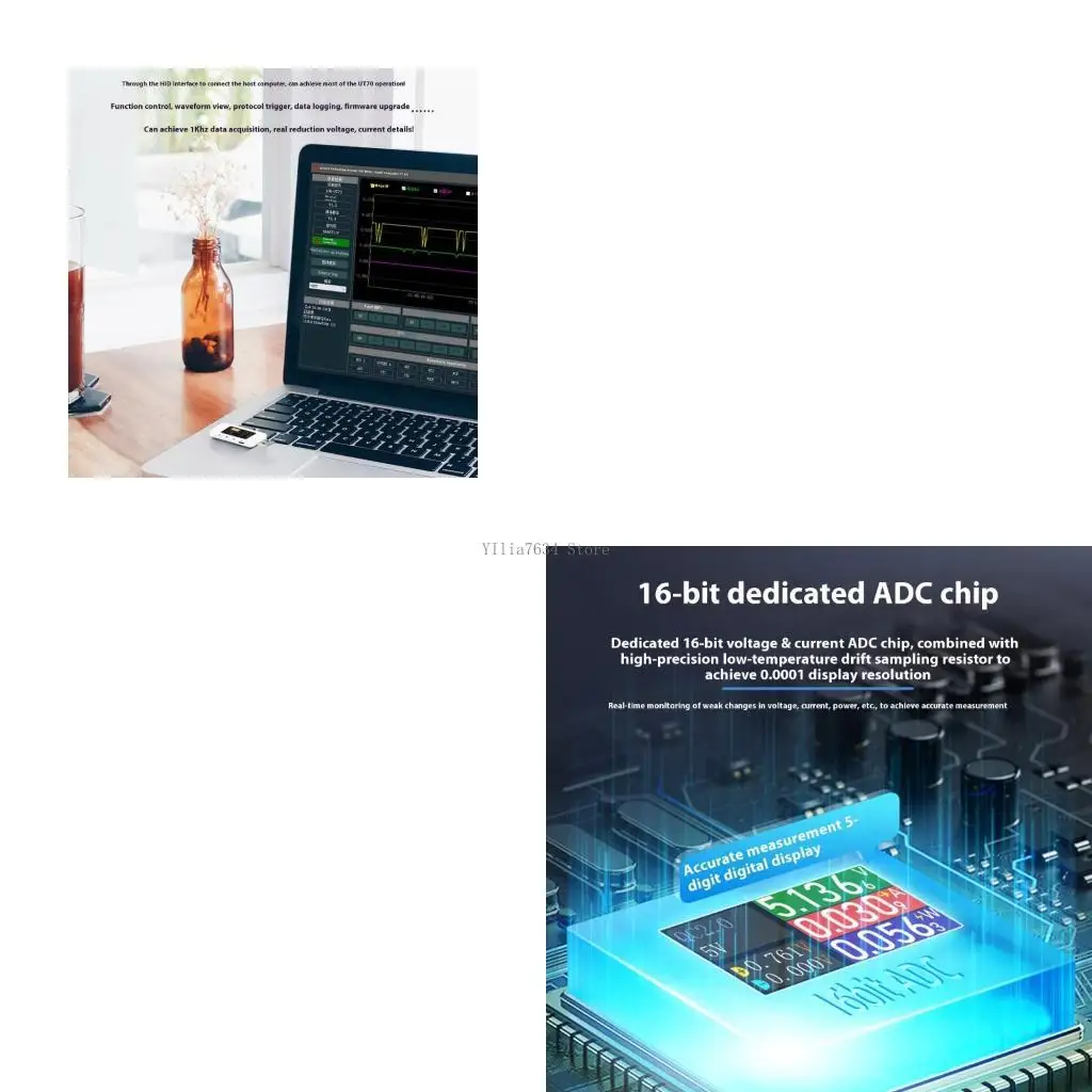 

Тестер зарядного устройства, измеритель мощности, монитор с PD3.0 QC4 +, запуск 20 В, 5 А, оборудование для тестирования для