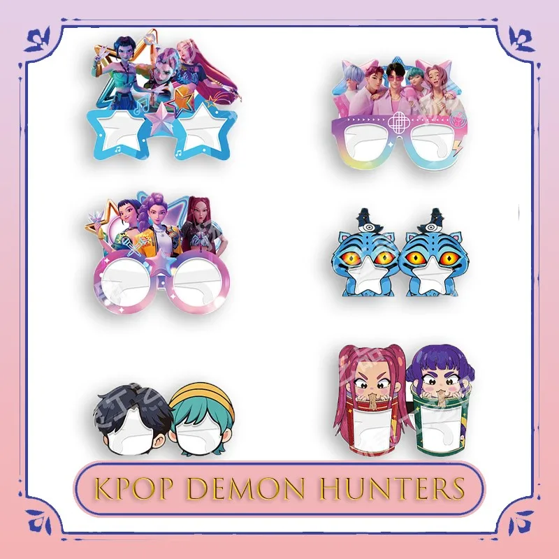 AKPopDe モンハンターズ パーティー ペーパーグラス コスプレアクセサリー アニメ写真撮影用小道具 パフォーマンス衣装 ハロウィンコスチュームパーティー クリスマス