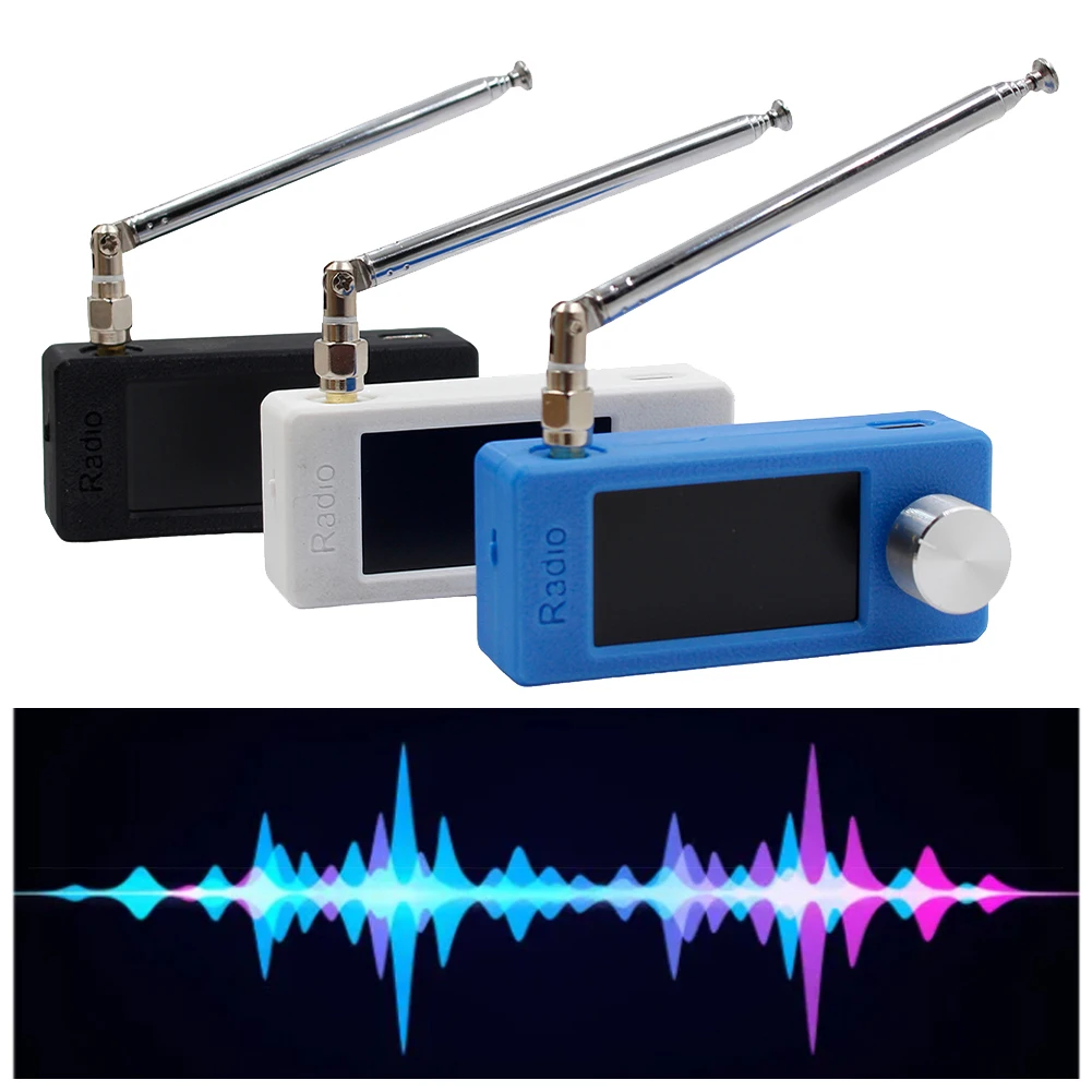 SI4732 0.5-108mhz มินิวิทยุ 1.9 นิ้วหน้าจอ IPS มินิวิทยุ LSB USB AM FM ทั้งหมดเครื่องรับวิทยุ HF SW MW วิทยุ VHF