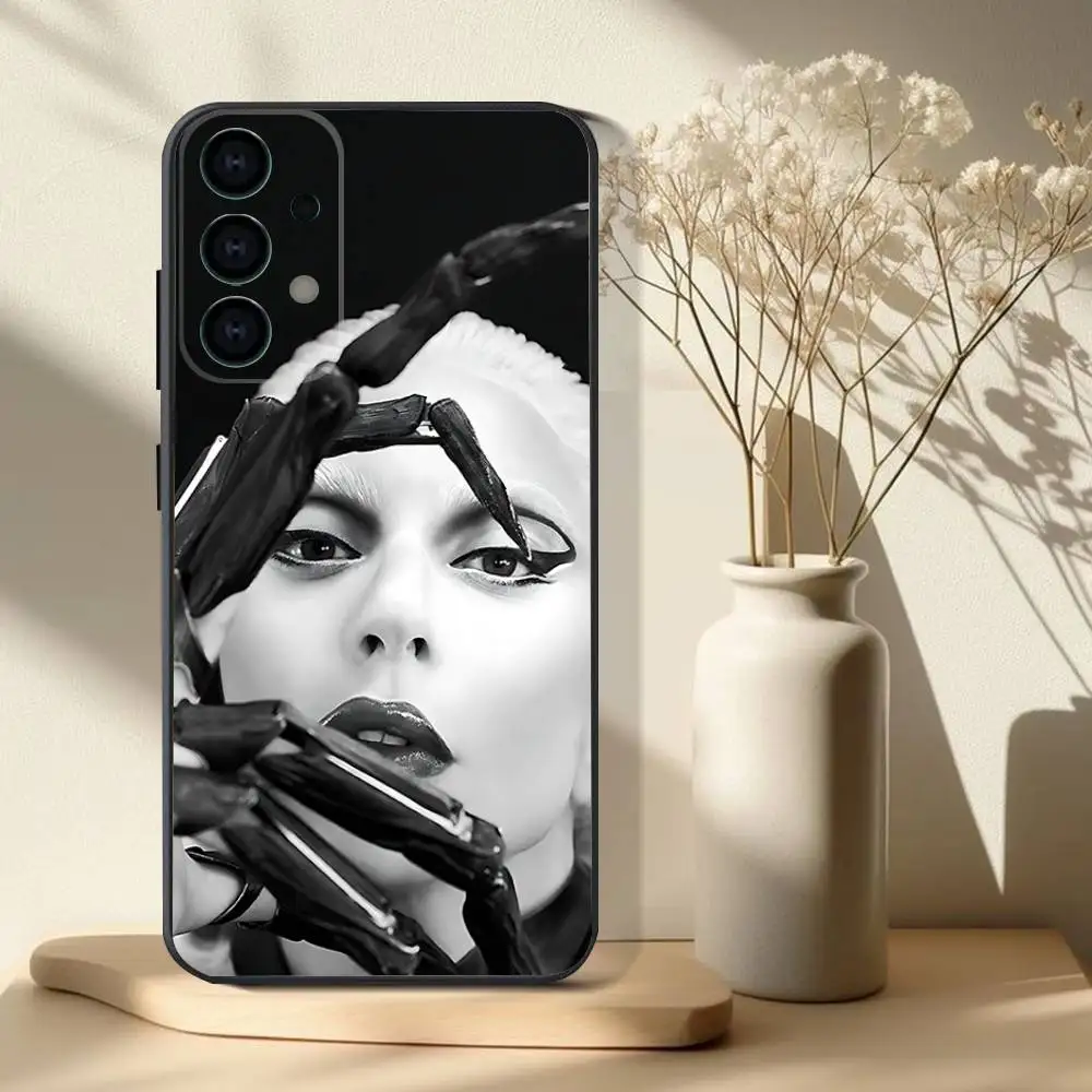Coque de téléphone Singer L-Lady-GagaS Mayhem, étui souple noir pour Samsung S 25,24,23,22,30,21,10,9,Ultra,Plus,Lite,FE,4,5G