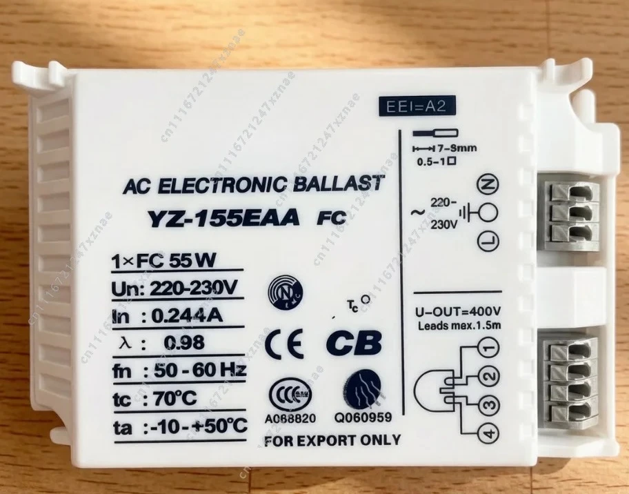 55W AC220-230V，Fit T5 Ring Fluorescent Lamp Standard Reator，YZ-155EAA Electronic Ballast