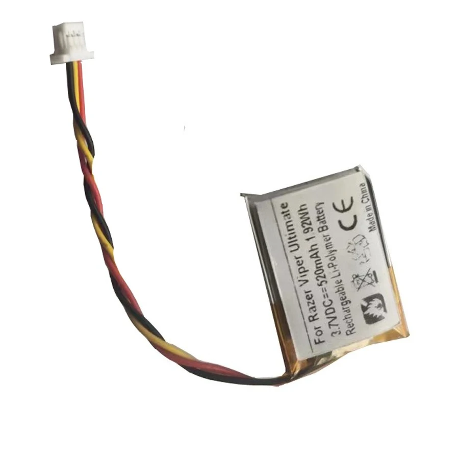3.7V 520mAh PL702427 Li-Polymer Battery For Razer Viper Ultimate RC30-030501 Gaming Mouse