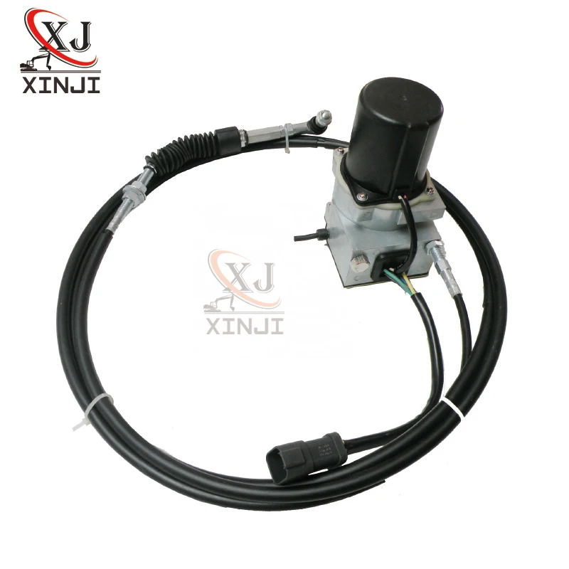 11E9-62010 21EN-32220 Stepping Throttle Motor Round Base with Short Single Cable for Hyundai R140LC-7 R160LC-7 R180LC-7 R210-7