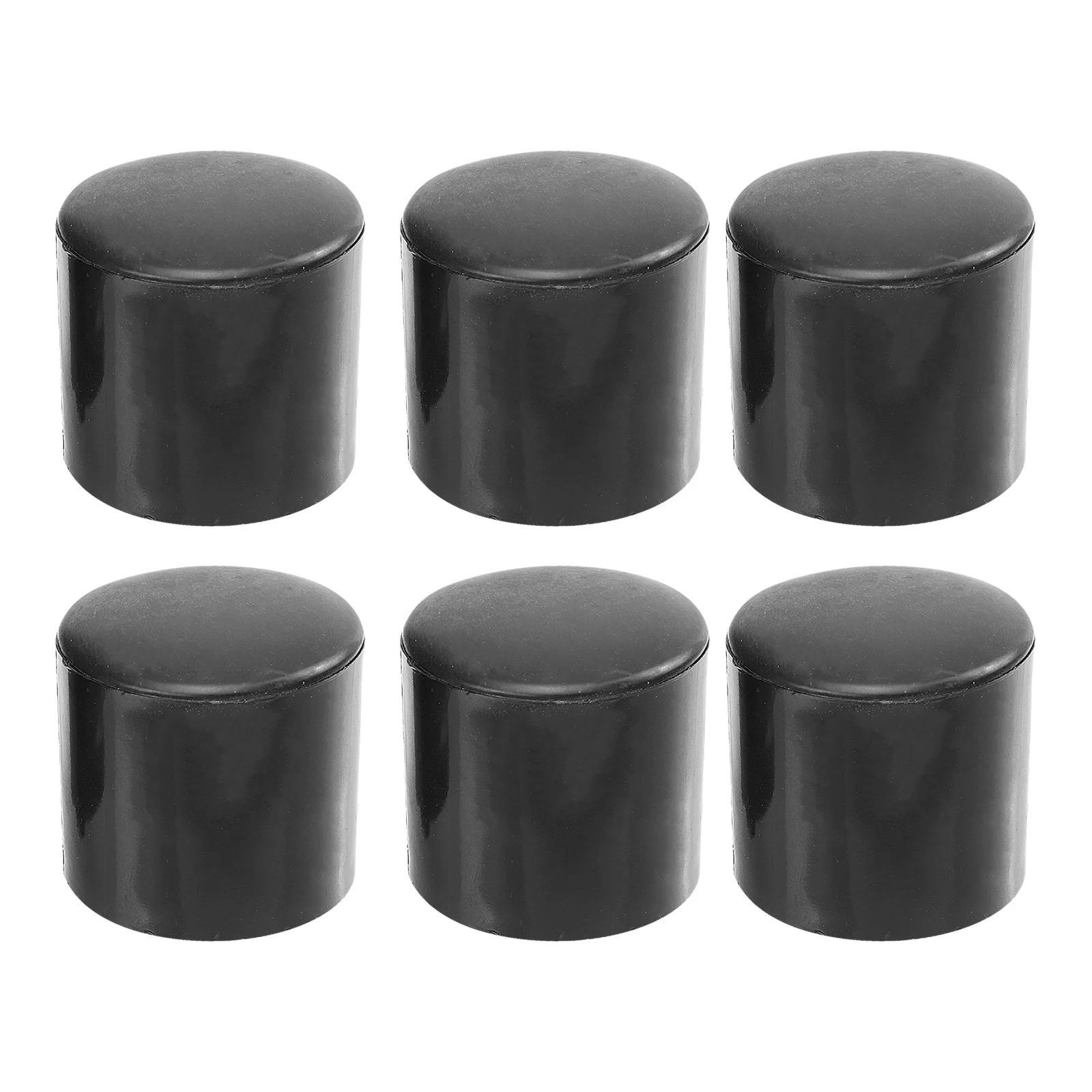 6 قطعة مقابض سحب أسطوانية سوداء لخزانة الباب مقبض منزلق مقاوم للاهتراء متين وسهل التركيب #3