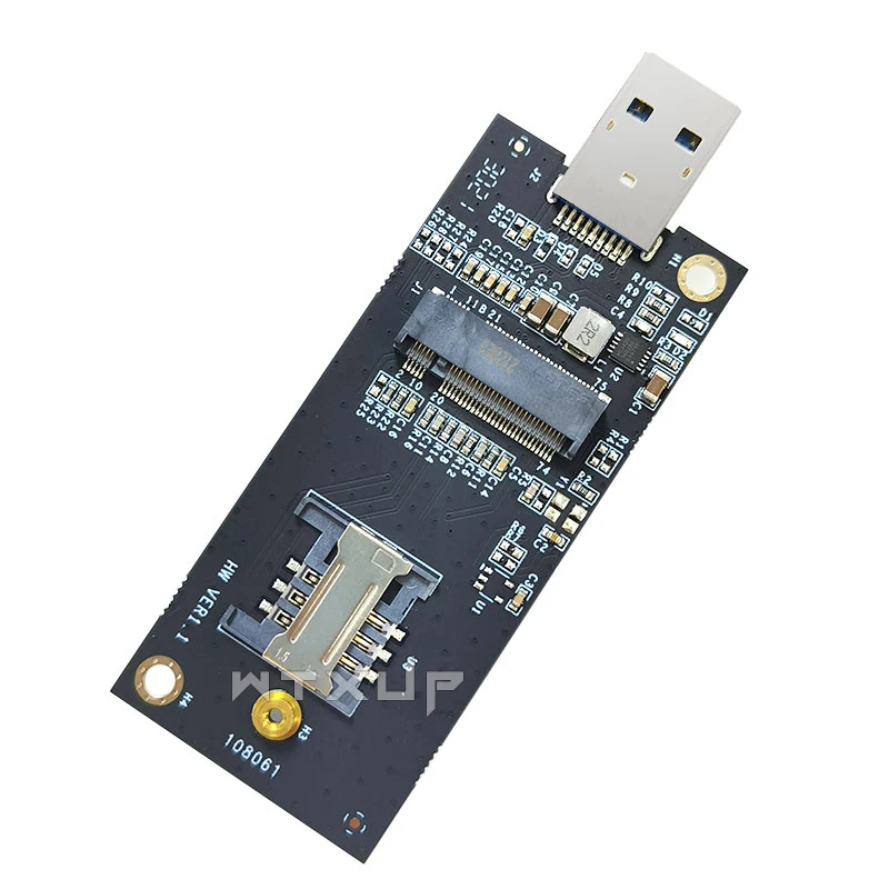 USB3.0 expansion card for 3G / 4G / 5G LTE module M.2 USB adapter M.2 NGFF DW5810E DW5821E DW5816E ME936 EM7455 USB converter