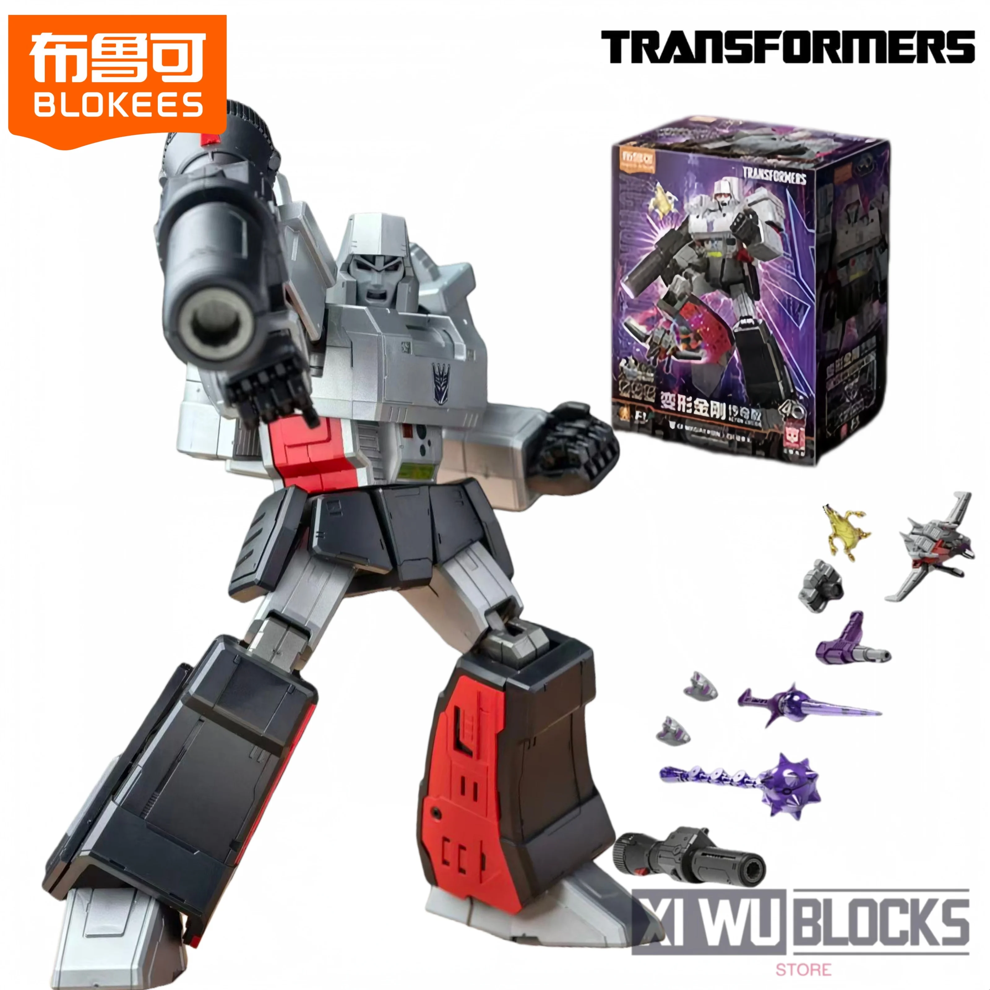 

BLOKEES Трансформеры Сборка Строительные Блоки Легенда Серия Мегатрон Подвижная Коллекция Моделей Украшения Игрушки и Подарки