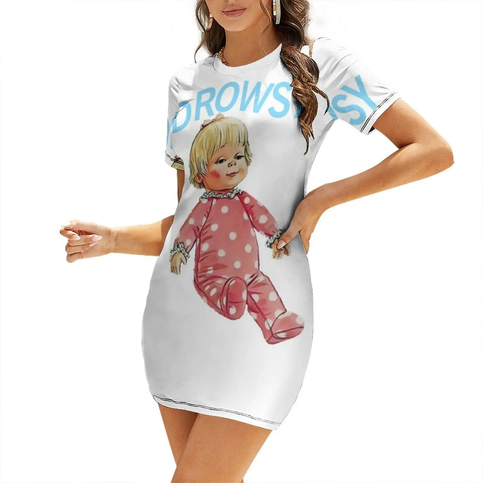 

Drowsy Doll Short-Sleeved Dress dress for women summer evening dress woman Women's summer dresses