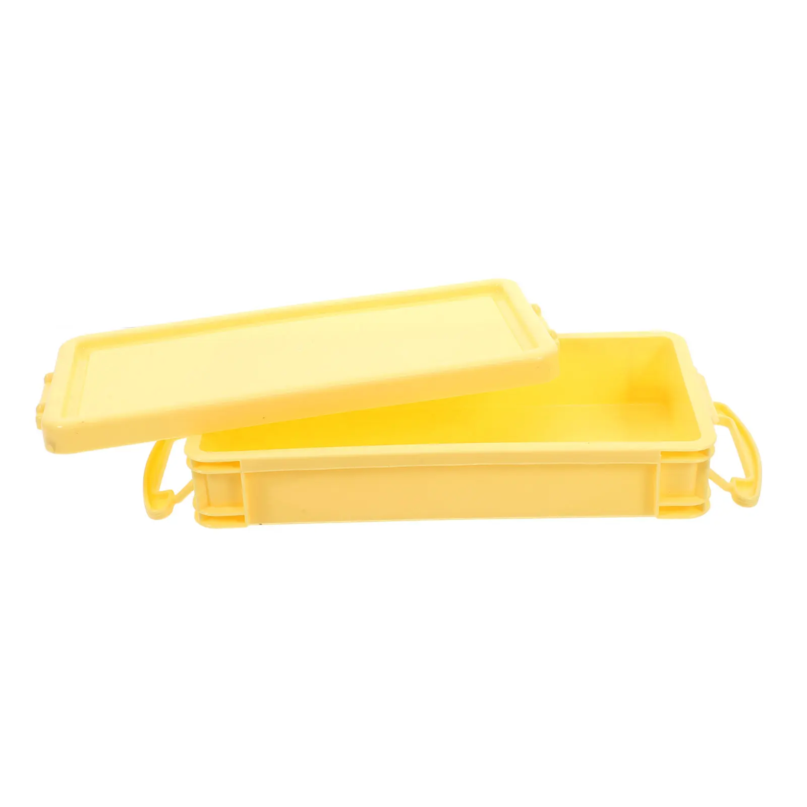 Large Capacity Stackable Pencil Box – Hard Plastic Desk Organizer for School Supplies, Crayons, Markers