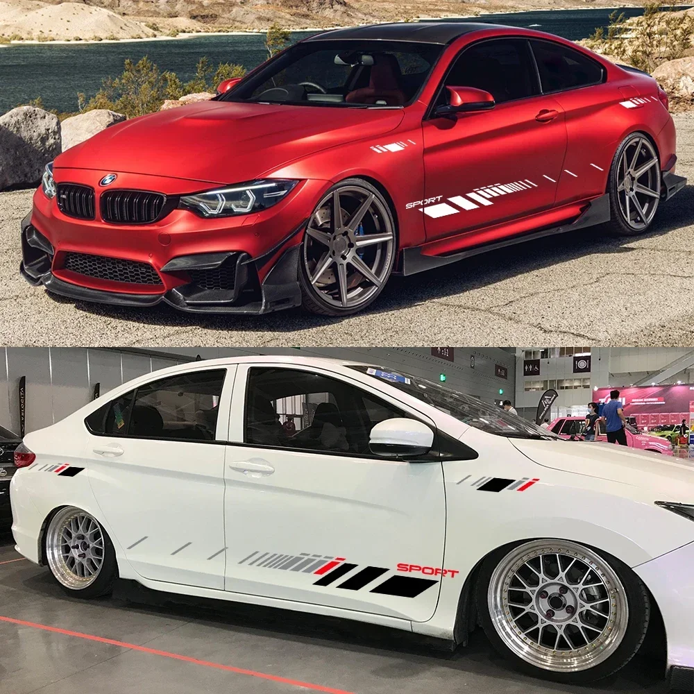 شارات لباب السيارة من الفينيل ، خطوط للجسم الجانبي ، ملصقات مضادة للخدش ، ملحقات لسلسلة بي دبليو 1 ، E82 ، E87 ، E88 ، F20 ، F21 ، F70 ، E81 ، F40 ، F52