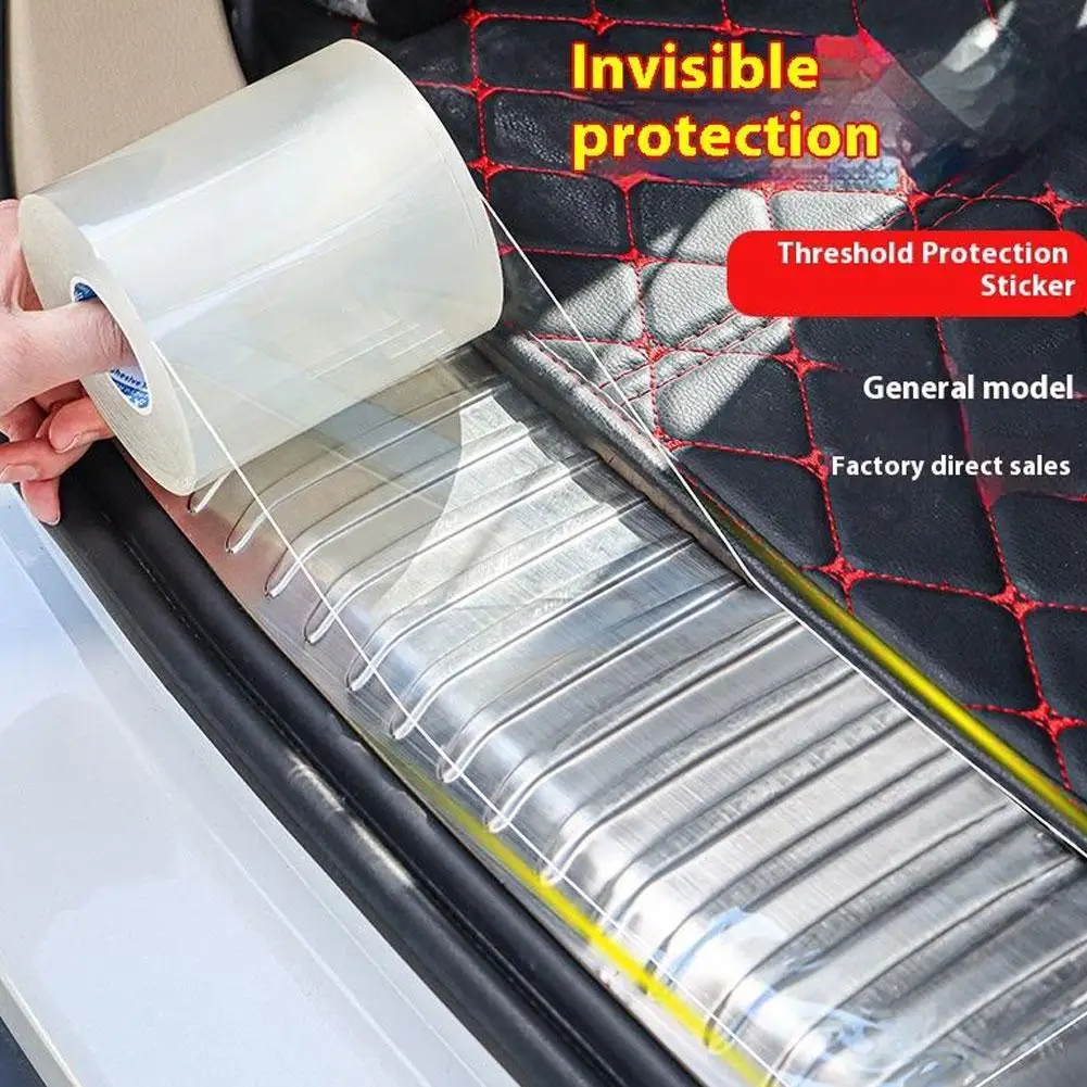 

3/5m Invisible Car Door Protector Strips Clear Anti Scratch Vinyl Tape Roll, Easy Install DIY Protection For Door Edges F5U4