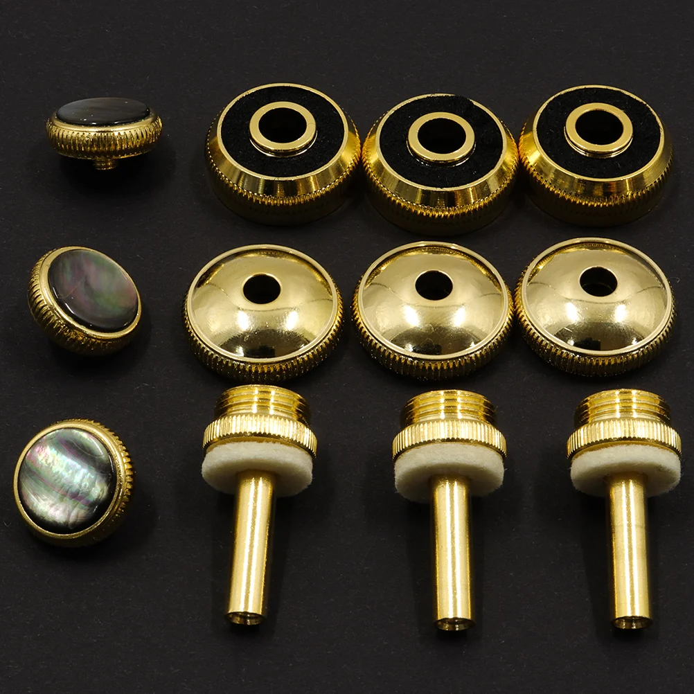 

Valve Small Accessories Sturdy Trumpet Buttons Golden Metal Repair Supporting Rods