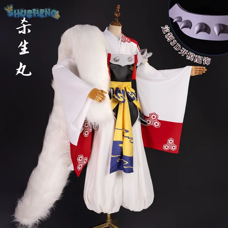 

Аниме Sesshoumaru, мужские полные наряды, карнавальный костюм Inuyasha, вечерние костюмы на Хэллоуин для мужчин и женщин, модные высококачественные костюмы S-XXXL