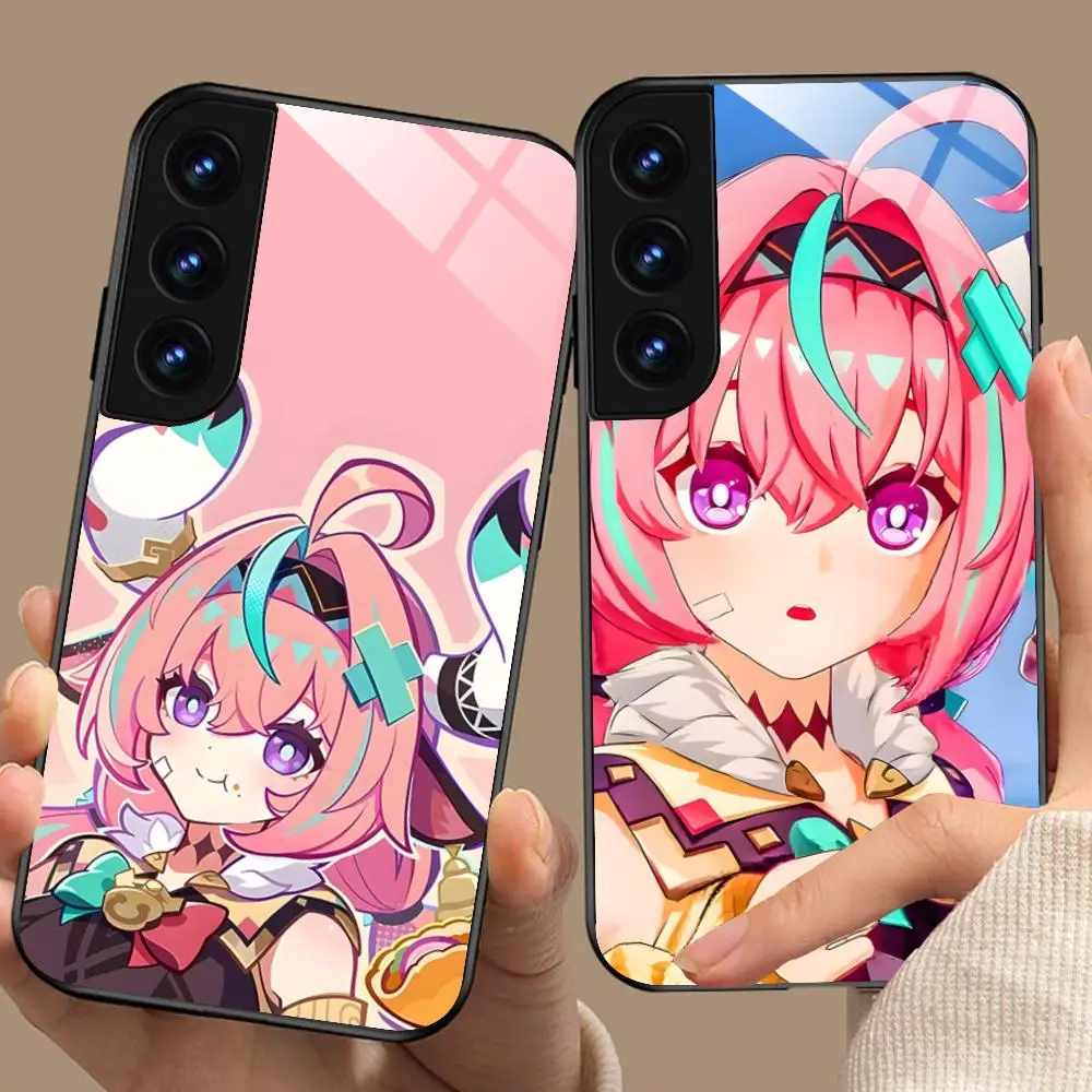 Game GI Varesa Glass Mobile Phone Case for Samsung Galaxy A56 55 54 53 52 51 36 35 34 23 16 15 5G Colorful Cover