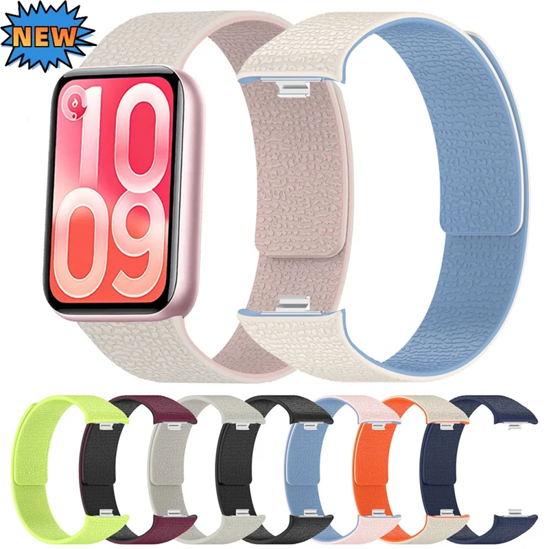 Zweifarbiges Magnetisches Sport-Silikonarmband für Xiaomi Mi Band 10 Pro 9 Pro 8 Pro Komfortables Armband für Redmi Watch 6 5 4 Correa