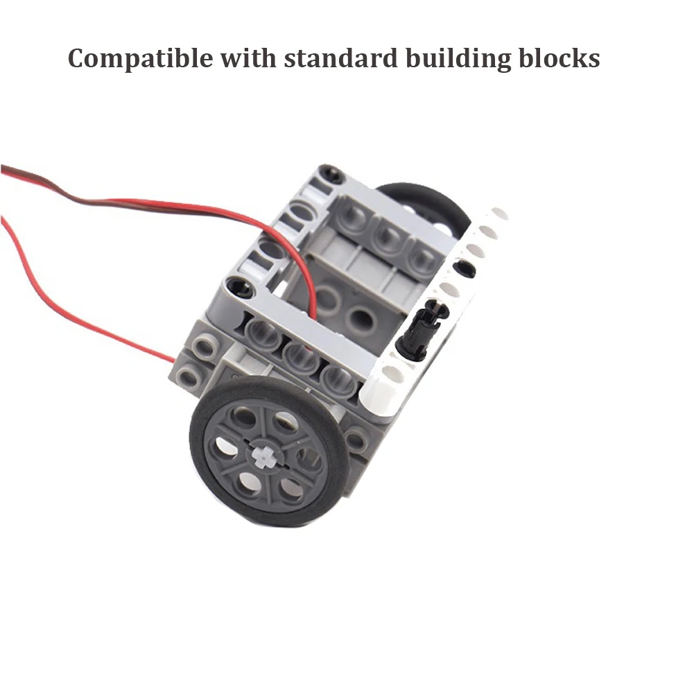 Geekservo Kit de rueda servo de 270 grados Compatible con Legoeds para Arduino Raspberry Pi Microbit Programación Clase Código educativo