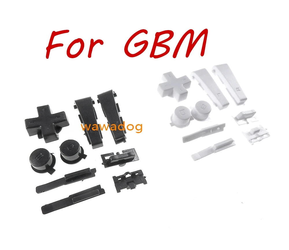 1set For GBM Shell Parts Full Set Button Keypad L R A B D-Pad for Nintendo GameBoy Micro
