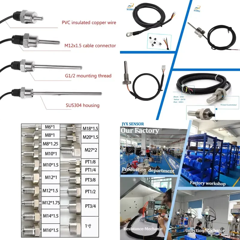 Digital DS18B20 Temperature Sensor G1/2