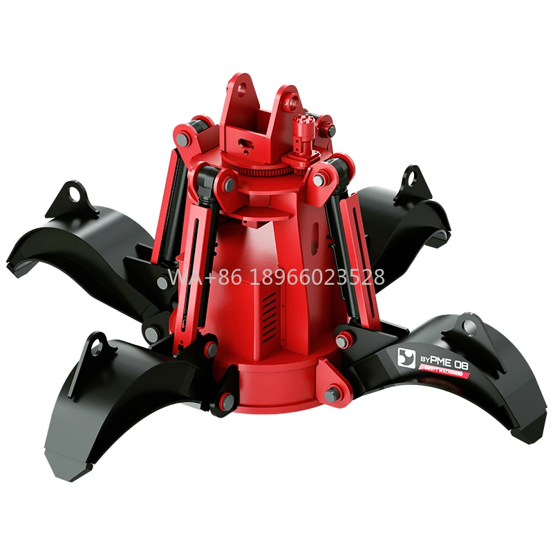 

20-45T Excavator Attachments Magnetic Grapple Used to Absorb and Carry Metal Objects,recycle