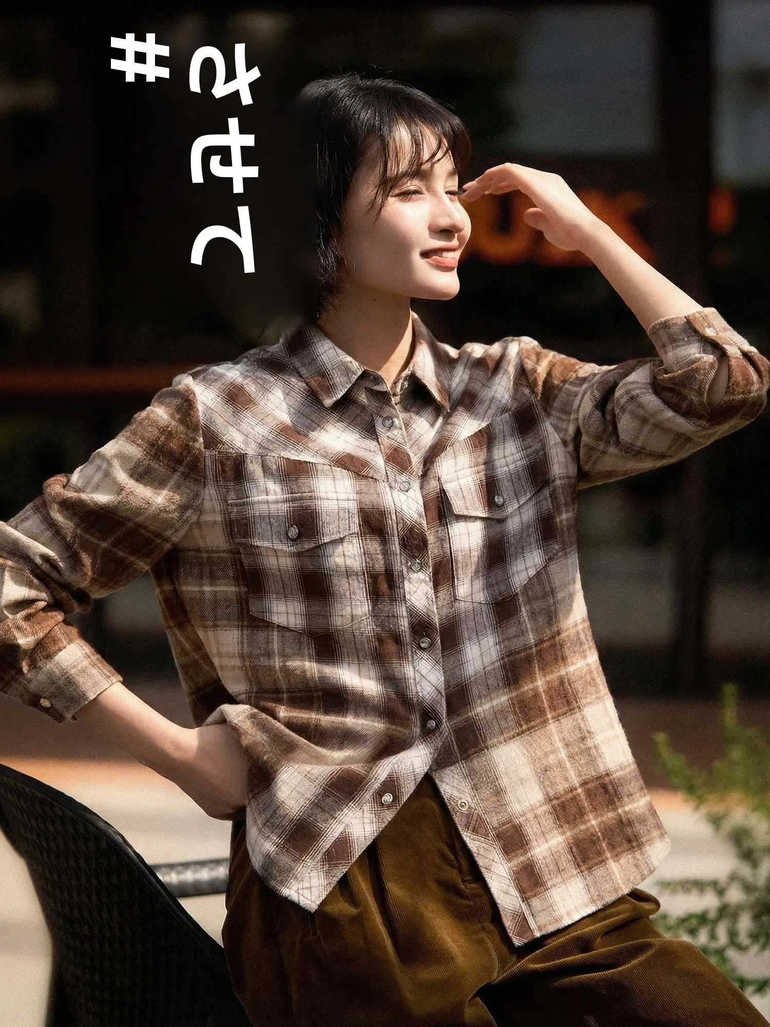 

Женская винтажная шерстяная куртка Chivirin с длинными рукавами, в клетку, с отложным воротником, дышащая, комфортная, весенняя мода